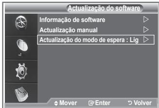 SAMSUNG LE32R86BD - Actualização do modo de espera: Lig. / Deslig. - 4