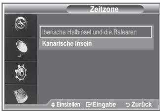 SAMSUNG LE32R86BD - Wahlen Sie die Zeitzone entsprechend Ihrwohnsitz aus. - 2