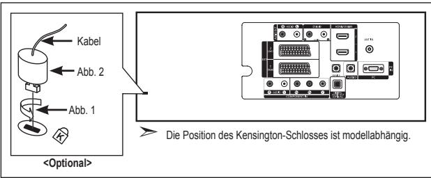 SAMSUNG LE32R86BD - Kensington-Schloss als Diebstahlsicherung - 1