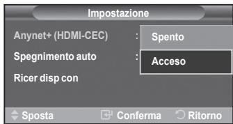 SAMSUNG LE32R86BD - Disattivazione automatica di un dispositivo Anynet+ allo spegnimento del teilevisore - 2