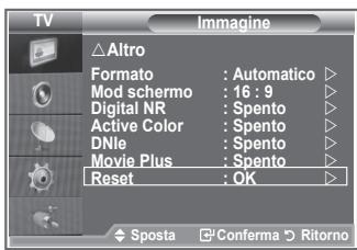 SAMSUNG LE32R86BD - Ripristino delle impostazioni predefinite dell'immagine - 1