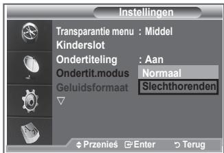 SAMSUNG LE32R86BD - De ondertitelingsmodus instellen - 1