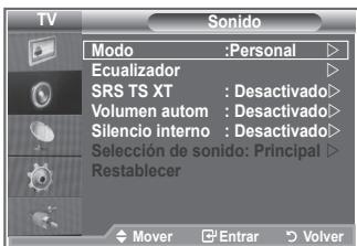 SAMSUNG LE32R86BD - Cambio del estandar de sonido - 1
