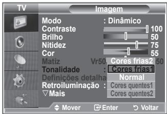 SAMSUNG LE32R86BD - Pode selectionar a tonalidade que mais lhe agrada. - 2