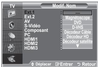 SAMSUNG LE32R86BD - Nommez le périphérique connecté aux prises d'entrée pour réindre la sélection des sources d'entrée plus facile. - 2