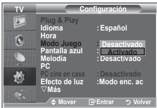 SAMSUNG LE32R86BD - Uso del Modo Juego - 2