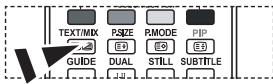 SAMSUNG LE32R86BD - Izbira strani teleteksta - 2