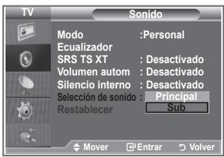 SAMSUNG LE32R86BD - Audición del sonido de laImagen secundaria - 2