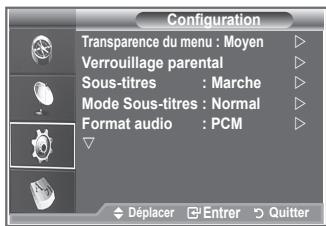 SAMSUNG LE32R86BD - Langue - 3