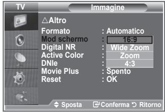 SAMSUNG LE32R86BD - Selezione della modalità schermo - 2