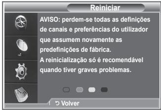 SAMSUNG LE32R86BD - Pode reinecer os valore memorizados repondo os valore predefinidos. - 2