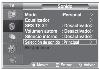 SAMSUNG LE32R86BD - Audición del sonido de laImagen secundaria - 1