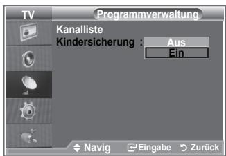 SAMSUNG LE32R86BD - Aktivieren der Kindersicherung - 1