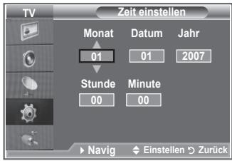SAMSUNG LE32R86BD - Aktuelle Uhrzeit einstellen und anzeigen - 2