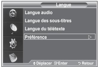 SAMSUNG LE32R86BD - Selection de la langue (Audio, Sous-titres ou Teletext) - 4