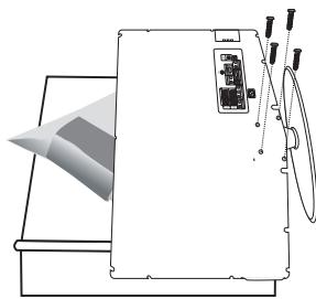 SAMSUNG LE32R86BD - Installation du support - 2