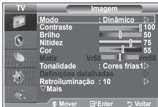 SAMSUNG LE32R86BD - Alterar o padrão de imagem - 1