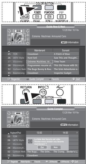 SAMSUNG LE32R86BD - Configurer le Guide par défaut - 3