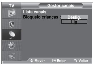 SAMSUNG LE32R86BD - Activar obloqueio para crianças - 1