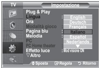 SAMSUNG LE32R86BD - Scelta della lingua - 2