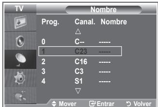 SAMSUNG LE32R86BD - Asignación de nombres de canales - 2