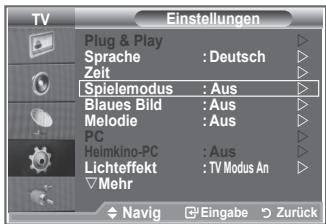 SAMSUNG LE32R86BD - Spielemodus verwenden - 1