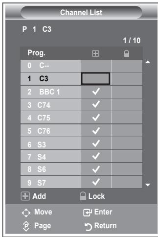 SAMSUNG LE32R86BD - Setting the Channel Lists - 1
