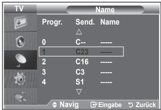 SAMSUNG LE32R86BD - Sendernamen zuweisen - 2