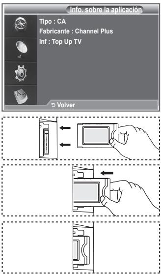 SAMSUNG LE32R86BD - La interfazcomings contiene y muestra informacion acerca del CAM insertado en la ranura Cl. - 1