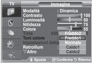 SAMSUNG LE32R86BD - È possibile selezionare il tono del colore ottimale per la propria vista. - 2