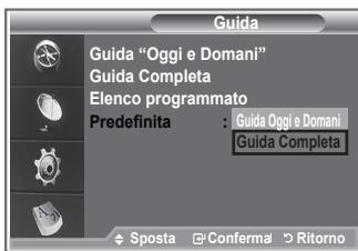 SAMSUNG LE32R86BD - Impostazione della guida Predefinita - 1