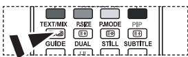 SAMSUNG LE32R86BD - Uso de Fastext para selectionar una página del teletexto - 1