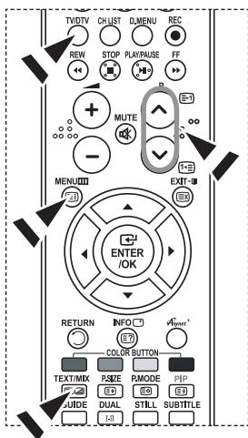 SAMSUNG LE32R86BD - Prikaz informacij teleteksta - 1