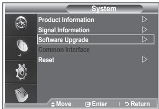 SAMSUNG LE32R86BD - Upgrading the Software - 1