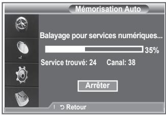 SAMSUNG LE32R86BD - Mise à jour automatique de la liste des chaînes - 1