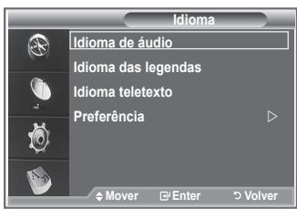 SAMSUNG LE32R86BD - Mostra as informações linguíticas relativamente à transmissão recebida. - 1
