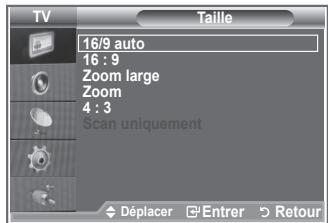SAMSUNG LE32R86BD - Changement de la taille de l'image - 2