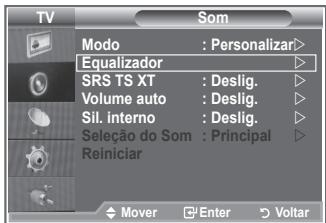SAMSUNG LE32R89BD - Pode regular as definições de som de acordo com as suas preferências pessoais. - 1