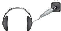 SAMSUNG LE32R89BD - Branchement du casque - 1