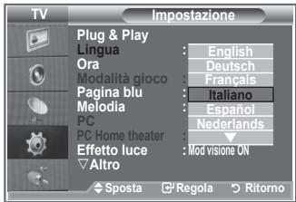 SAMSUNG LE32R89BD - Scelta della lingua - 2