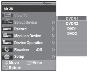 SAMSUNG LE32R89BD - Iskanje naprav v sistemu Anynet+ in preklapljanje med njimi - 1