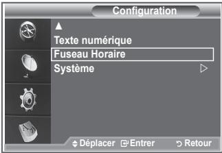 SAMSUNG LE32R89BD - Sélection du fuseau horaire (Espagne uniquement) - 1