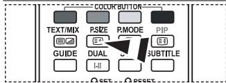 SAMSUNG LE32R89BD - Changing the Picture Size - 3
