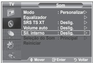 SAMSUNG LE32R89BD - Se quiser ouvir som em de colunas separadas, cancele o amplificador interno. - 1