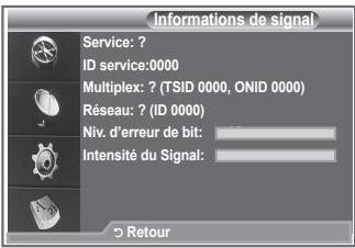 SAMSUNG LE32R89BD - Vous pouvez obtenir des informations relatives à l'état du signal. - 1