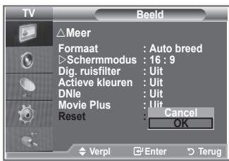 SAMSUNG LE32R89BD - De standaard-beeldinstellingen herstellen - 2