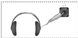 SAMSUNG LE32R89BD - De hoofdtelefoon aansluiten - 1