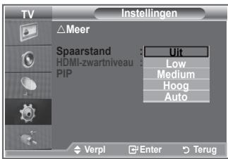 SAMSUNG LE32R89BD - De functie Spaarstand - 2