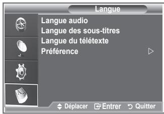 SAMSUNG LE32R89BD - Langue - 4