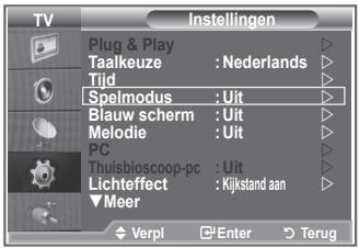 SAMSUNG LE32R89BD - Bij het aansluiten van een spelcomputer, zoals een PlayStation™ of Xbox™, kunt u genieten van een realistischere spelervaring door het spelmenu te selecteren. - 1